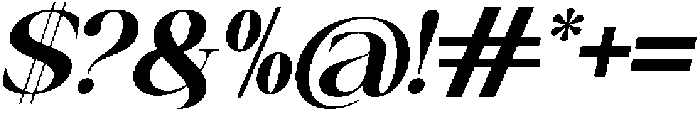 Canella Semi Bold Italic otf (600) Font OTHER CHARS