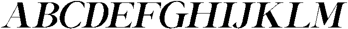 Canella Semi Bold Italic otf (600) Font UPPERCASE