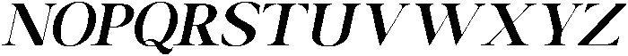 Canella Semi Bold Italic otf (600) Font UPPERCASE