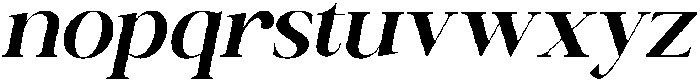Canella Semi Bold Italic otf (600) Font LOWERCASE