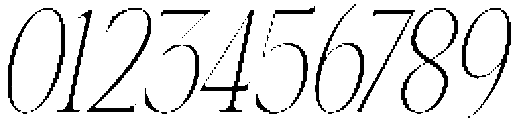 Canella Thin Condensed Italic otf (100) Font OTHER CHARS