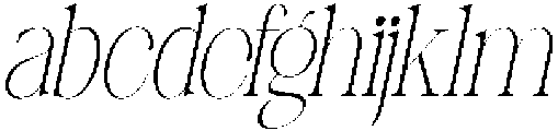 Canella Thin Condensed Italic otf (100) FONT
