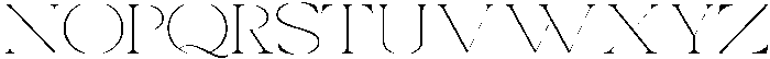 Canella Thin Expanded otf (100) Font UPPERCASE