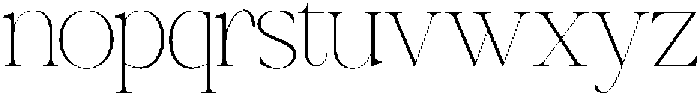 Canella Variable Thin ttf (100) Font LOWERCASE