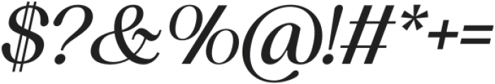 Canelope Italic otf (400) Font OTHER CHARS