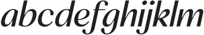 Canelope Italic otf (400) Font LOWERCASE