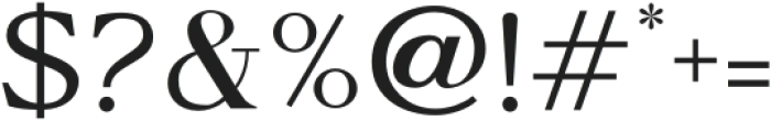 Canersh Regular otf (400) Font OTHER CHARS