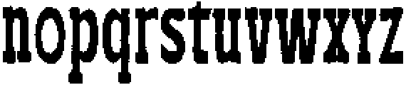 Canford Serif otf (400) Font LOWERCASE