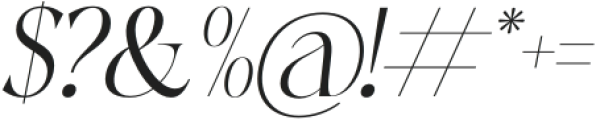 Canindya Italic otf (400) Font OTHER CHARS