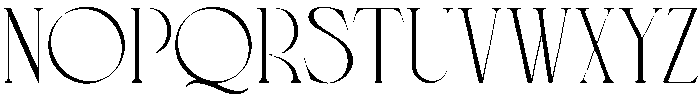 Cannera Regular otf (400) Font UPPERCASE