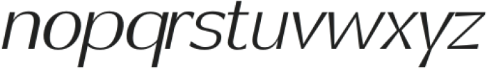 Canosa Extra Light Italic otf (200) Font LOWERCASE