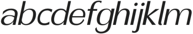 Canosa Light Italic otf (300) Font LOWERCASE