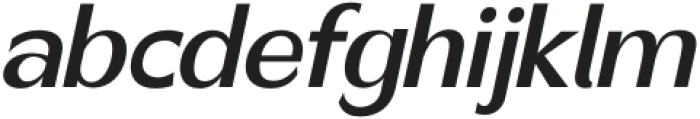 Canosa Medium Italic otf (500) Font LOWERCASE