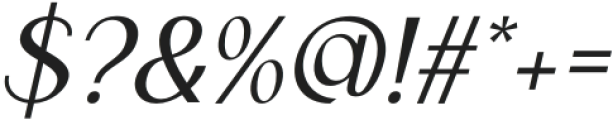 Canpile Italic otf (400) Font OTHER CHARS