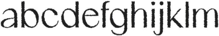 Canpile Rough Regular otf (400) Font LOWERCASE