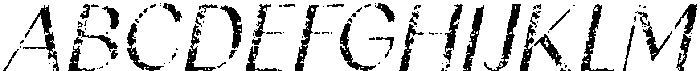 Canpile Stamp Italic otf (400) Font UPPERCASE
