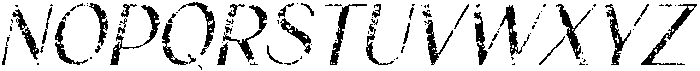 Canpile Stamp Italic otf (400) Font UPPERCASE