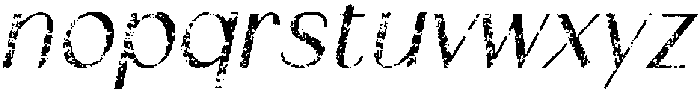Canpile Stamp Italic otf (400) Font LOWERCASE