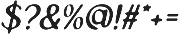 CanpileBlur-Italic otf (400) Font OTHER CHARS