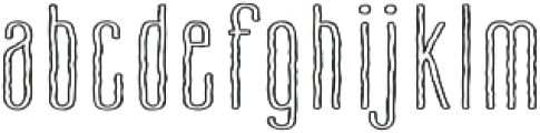 Cansum Hand Line otf (400) Font LOWERCASE