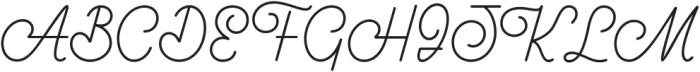 Cantaloupe Regular otf (400) Font UPPERCASE