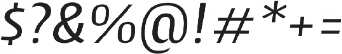 Cantiga Regular Italic otf (400) Font OTHER CHARS