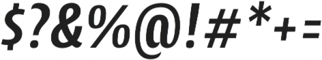 CantigaCnd SemiBold Italic otf (600) Font OTHER CHARS