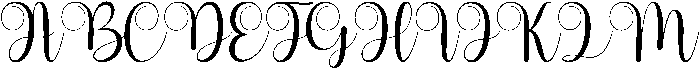 Cantika Regular otf (400) Font UPPERCASE
