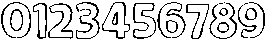 Cantina Riviera Caps Outline otf (400) Font OTHER CHARS