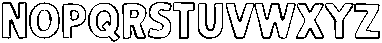 Cantina Riviera Caps Outline otf (400) Font UPPERCASE