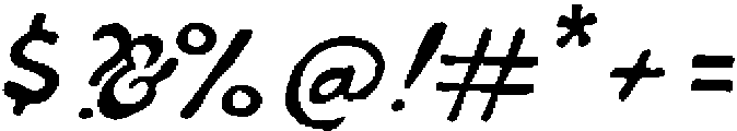 Cantina Riviera Script Slant otf (400) Font OTHER CHARS