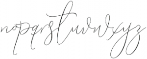 Canvas Pointed Script Regular otf (400) Font LOWERCASE