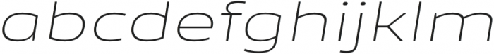 Canyon ExtraLight Italic otf (200) Font LOWERCASE