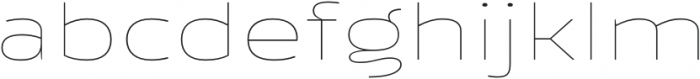 Canyon Thin otf (100) Font LOWERCASE