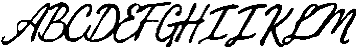 CapMagicScript Bold Ink otf (700) Font UPPERCASE