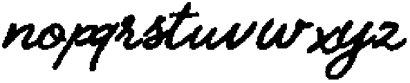 CapMagicScript Bold otf (700) Font LOWERCASE