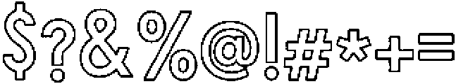 CapMagique Outline otf (400) Font OTHER CHARS