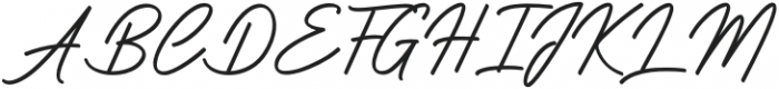 Capetown Signature Italic otf (400) Font UPPERCASE