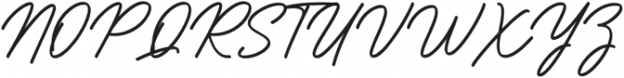 Capetown Signature Italic otf (400) Font UPPERCASE