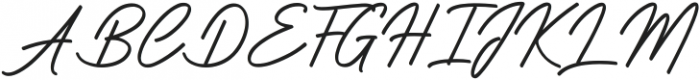 Capetown Signature Italic ttf (400) Font UPPERCASE