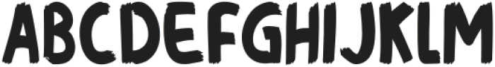 Capibara Regular otf (400) Font UPPERCASE