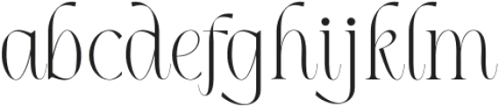 Capigrella Regular otf (400) Font LOWERCASE