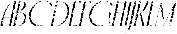 Capires Rounded Stamp Italic otf (400) Font UPPERCASE