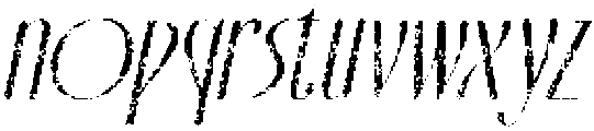 Capires Rounded Stamp Italic otf (400) Font LOWERCASE
