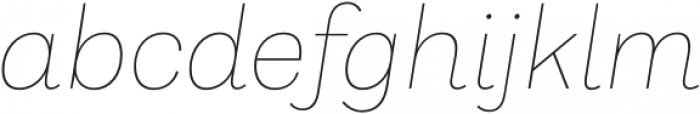 Capital Gothic Thin Italic otf (100) Font LOWERCASE