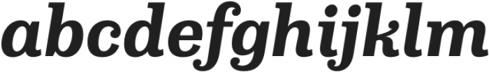 Capital Serif Bold Italic otf (700) Font LOWERCASE
