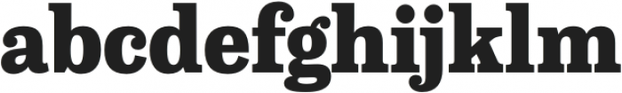 Capital Serif ExtraBold otf (700) Font LOWERCASE