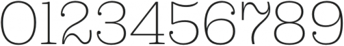 Capital Serif ExtraLight otf (200) Font OTHER CHARS