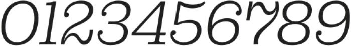 Capital Serif Light Italic otf (300) Font OTHER CHARS