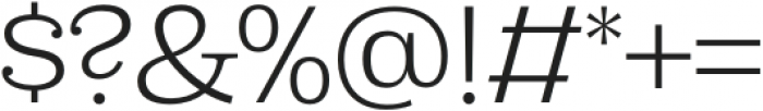 Capital Serif Light otf (300) Font OTHER CHARS